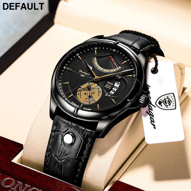 Swiss Brand POEDAGAR Men Watch Fashion Top Luxury Sport 802 BK L / 1 Watches