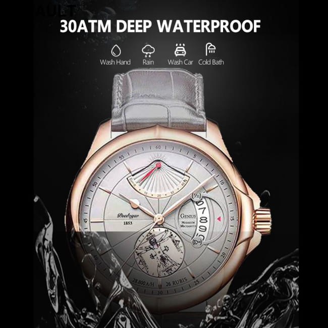 Swiss Brand POEDAGAR Men Watch Fashion Top Luxury Sport Watches