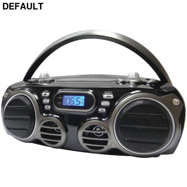 SYLVANIA(R) SRCD682BT Bluetooth(R) Portable CD Radio Boom Box with AM/FM Players Electronics