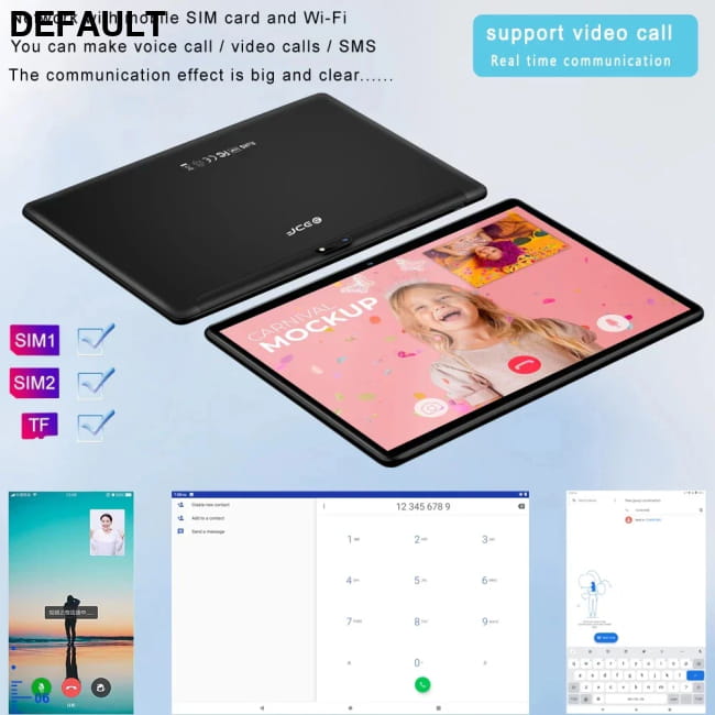 TABLET 10.1 Inch Android 11 6GB RAM 128GB ROM Tablets Computers