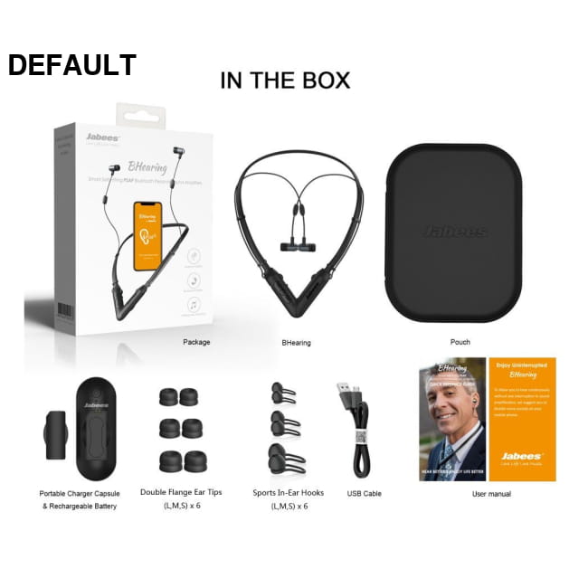 The Next-Gen Digital Self-Fitting PSAP One Color / Size Wireless Headsets In-Ear Headphones