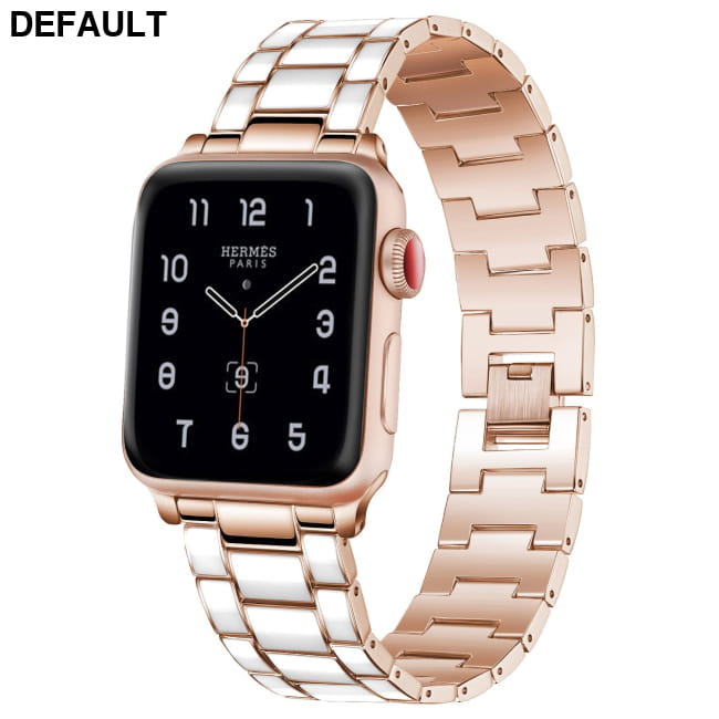 Three-bead Epoxy Metal Zinc Alloy Bracelet White glue rose gold belt / 38mmor40mm Women Bracelets Best Selling Products