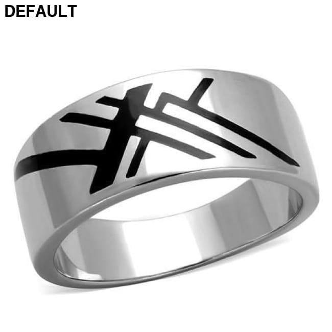 TK1800 - High polished (no plating) Stainless Steel Ring 12 Sterling Silver Rings - Best Selling Products