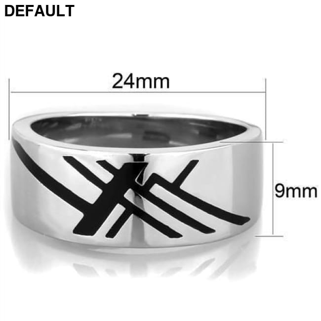 TK1800 - High polished (no plating) Stainless Steel Ring Sterling Silver Rings - Best Selling Products