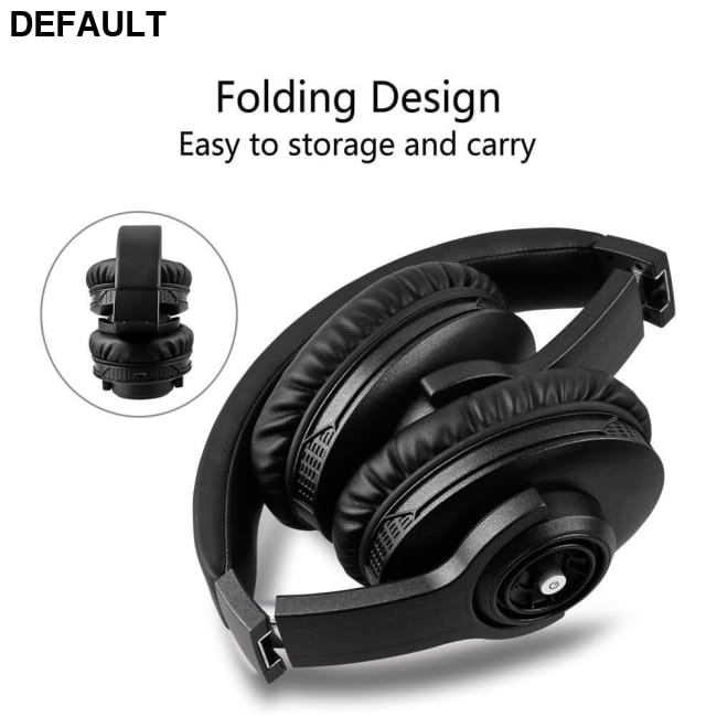 TOPROAD Bluetooth Headphone Wireless Foldable Stereo black with retail Headphones & Headsets