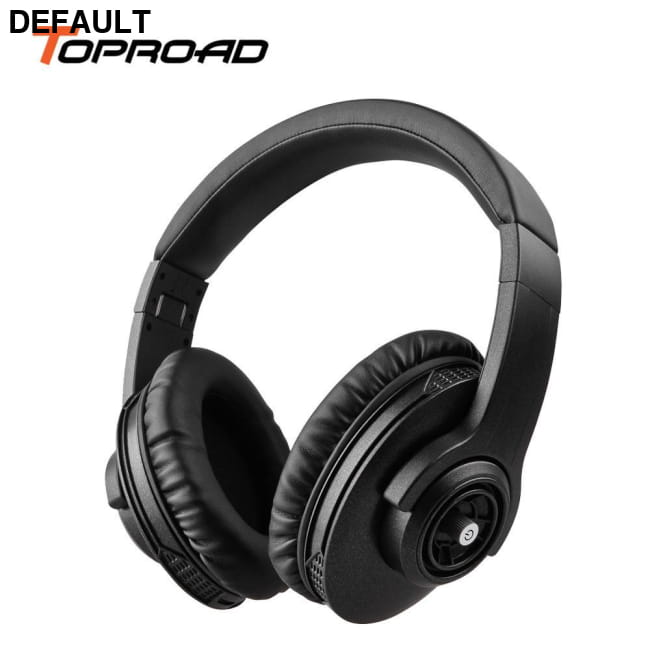 TOPROAD Bluetooth Headphone Wireless Foldable Stereo black without retail Headphones & Headsets
