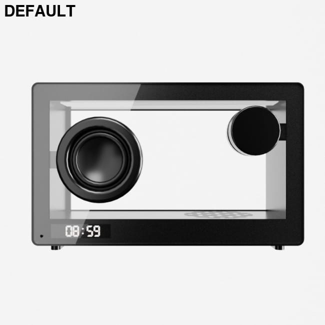 Transparent Compact Portable Wireless Bluetooth Speaker M9 Knob Black Mini Speakers