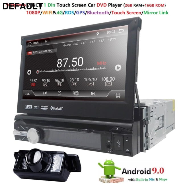 Universal 1 din Android 9.0 Quad Core Car DVD player GPS China / Players Electronics