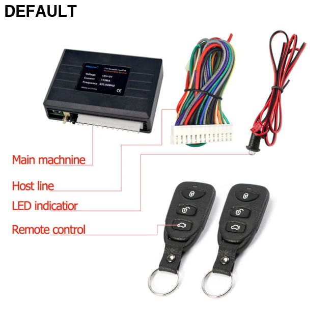 Universal Car Alarm Systems Auto Remote Central Kit Door & Security Automotive