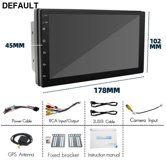 Universal Computer Carplay Navigation MP5 Player GPS Black Car DVD Players Motor Vehicle A/V & In-Dash Systems