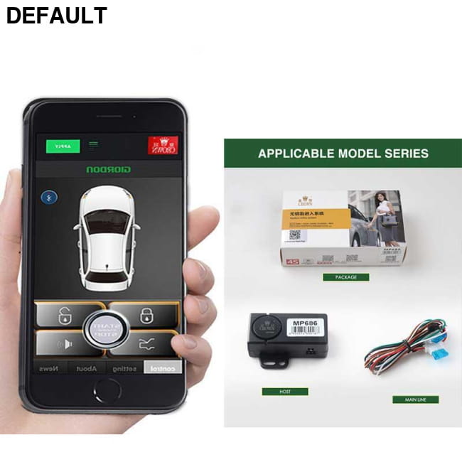 Universal Smart Key Central Locking Door Lock SmartPhone Army Green Car Alarm & Security Systems Vehicle Remote Keyless