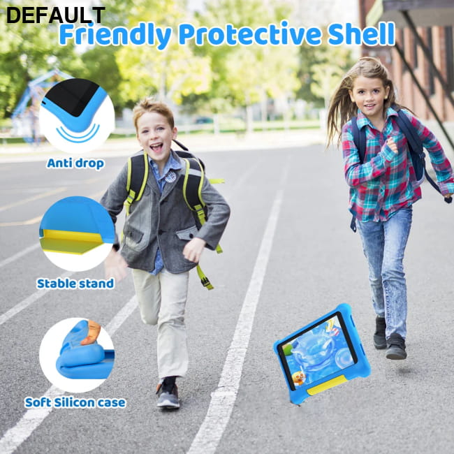 URAO 7 Inch Kid Tablet with Children Android 13 and 32GB ROM Blue / EU / CHINA Tablets Computers