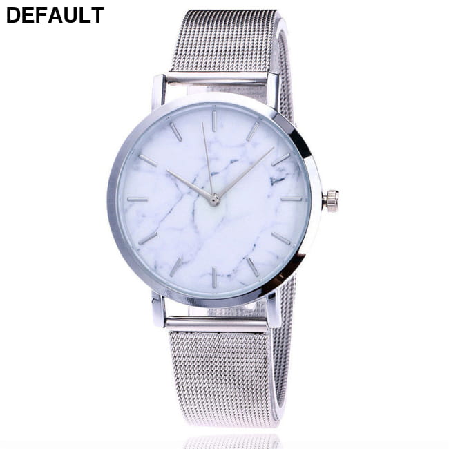 Vansvar fashion brand silver and gold mesh band creative Women Watches