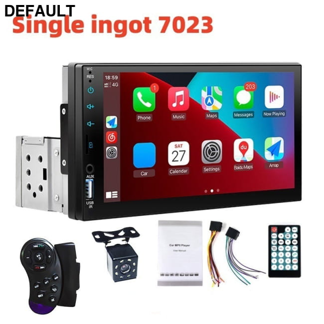 Vehicle-mounted MP5 Player Mobile Phone Interconnection Square Control LED8 Lamp Car Audio Receiver Motor Vehicle A/V
