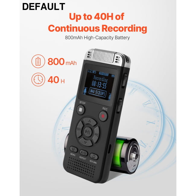 VEVOR Digital Voice Recorder 128GB Activated Recorders