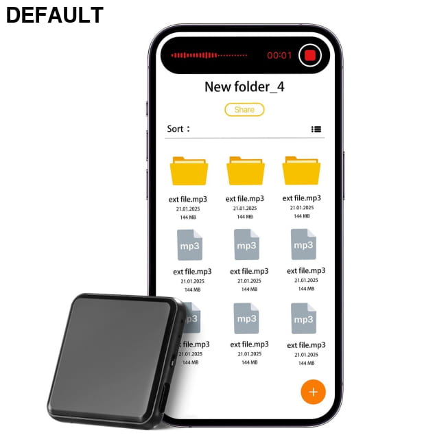 VEVOR Magnetic Voice Activated Recorder 128GB Digital Recorders