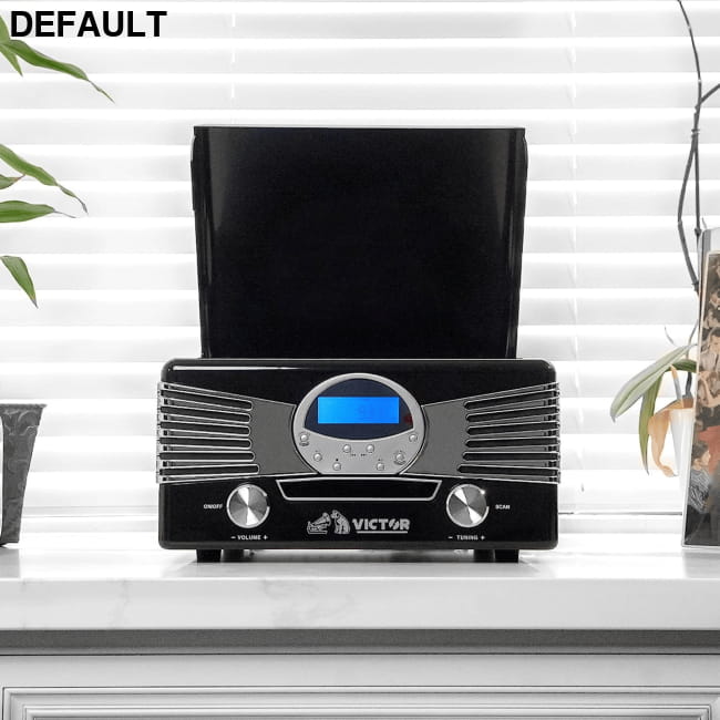 Victor Diner 7-in-1 Turntable Music Center Home Theater Systems Stereo