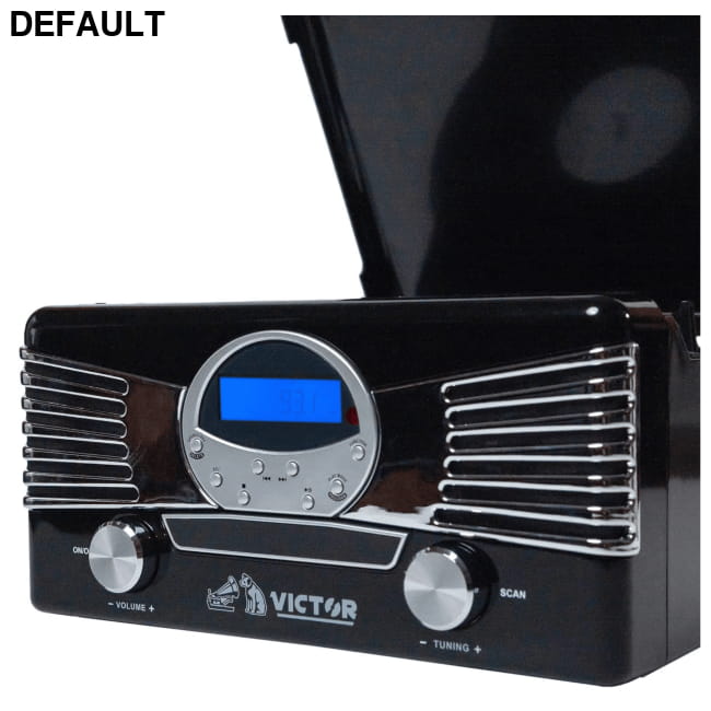 Victor Diner 7-in-1 Turntable Music Center Home Theater Systems Stereo