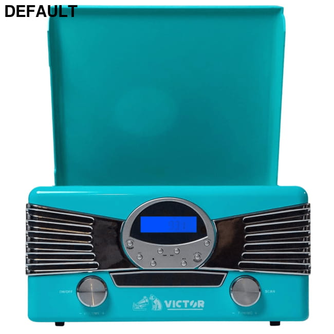 Victor Diner 7-in-1 Turntable Music Center Home Theater Systems Stereo