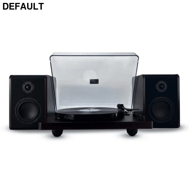 Victor Lincoln Record Player with Stereo Speakers Black / US Home Theater Systems Turntables & Players