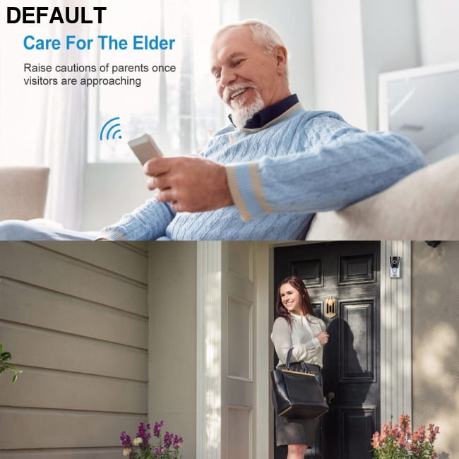 WiFi Video Doorbell Wireless Door Bell 720P HD White Home Security Best Selling Products