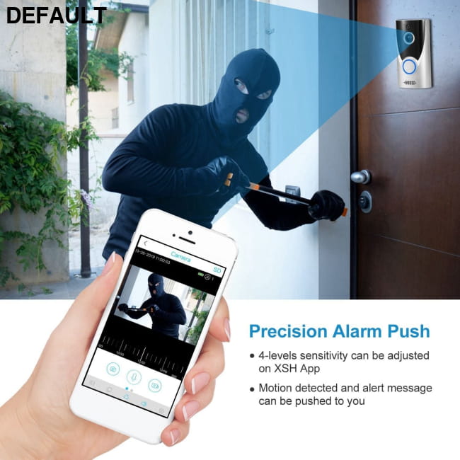 WiFi Video Doorbell Wireless Door Bell 720P HD White Home Security Best Selling Products