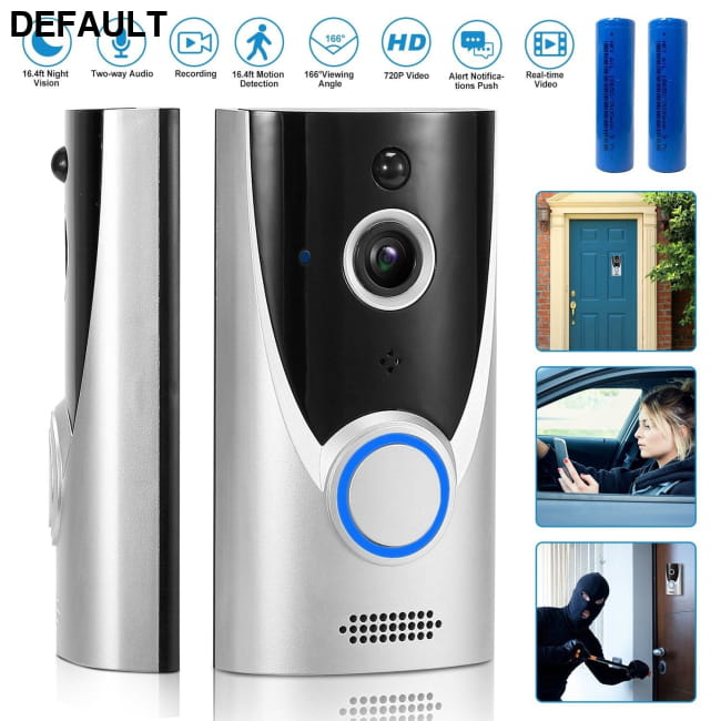 WiFi Video Doorbell Wireless Door Bell 720P HD White Home Security Best Selling Products