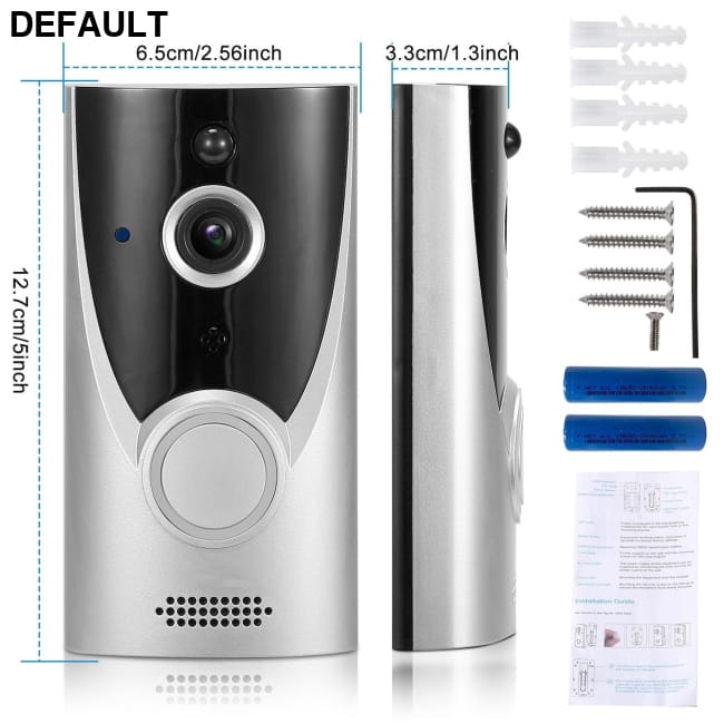 WiFi Video Doorbell Wireless Door Bell 720P HD White Home Security Best Selling Products