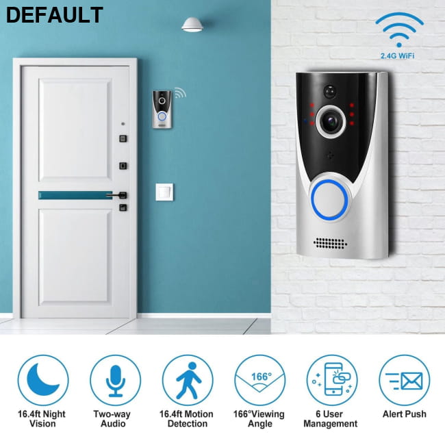 WiFi Video Doorbell Wireless Door Bell 720P HD White Home Security Best Selling Products