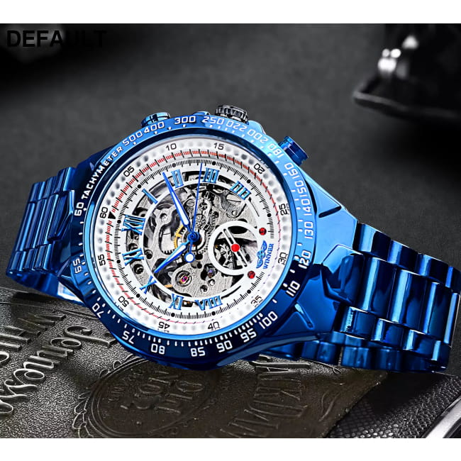 Winner Mechanical Sport Design Bezel Fashion Watch Mens Men Watches
