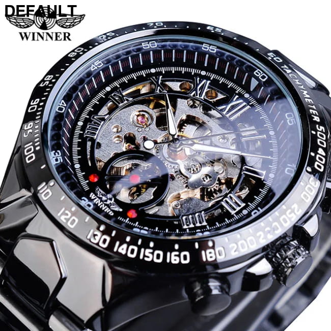 Winner Mechanical Sport Design Bezel Fashion Watch Mens Men Watches