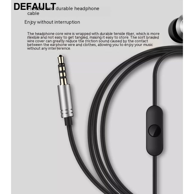 Wired Earphone In-ear 35mm Plug For Computer Phablet Earbuds Headphones