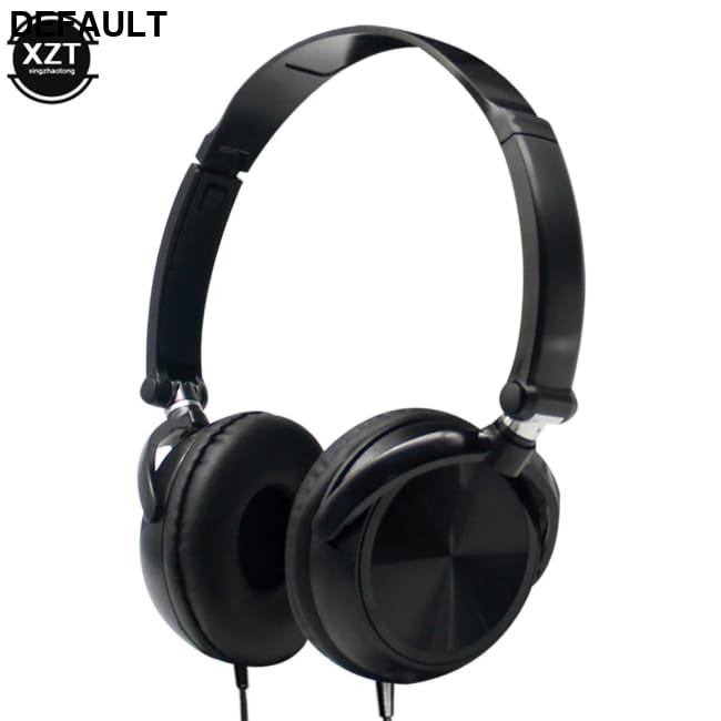 Wired Headphones Over Ear Headsets HD Sound Bass HiFi red with MIC