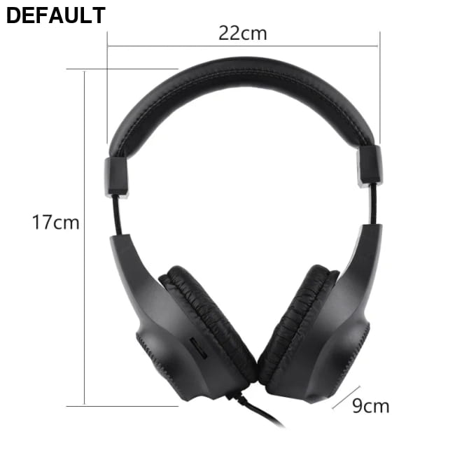 Wired Stereo Monitor Headphones Over-ear Headset with 50mm black Best Selling Products On-Ear