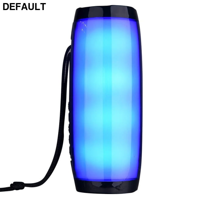 Wireless Bluetooth Speaker 10W Waterproof Column Subwoofer Black LED Mini Speakers
