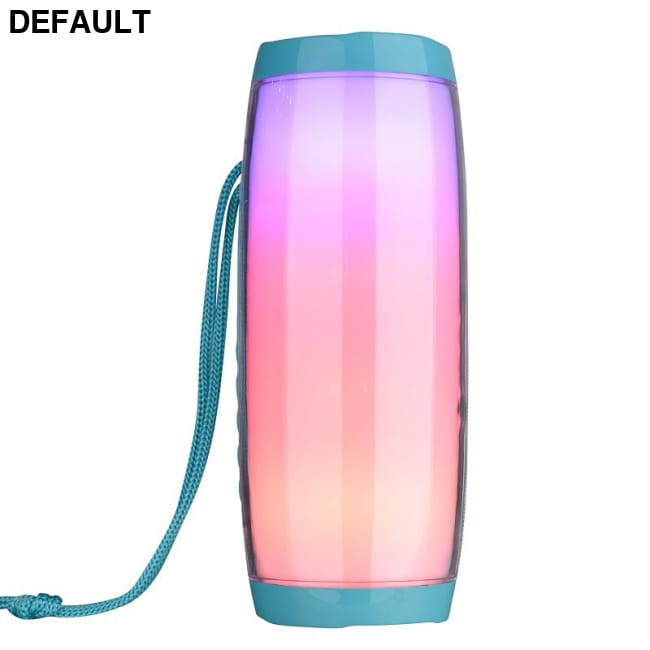 Wireless Bluetooth Speaker 10W Waterproof Column Subwoofer Green LED Mini Speakers