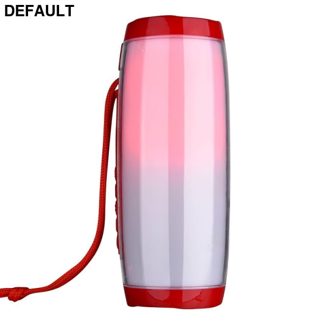 Wireless Bluetooth Speaker 10W Waterproof Column Subwoofer Red LED Mini Speakers