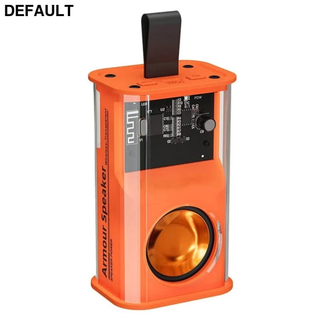 Wireless Bluetooth Speakers Portable Subwoofer Stereo Orange Mini Electronics