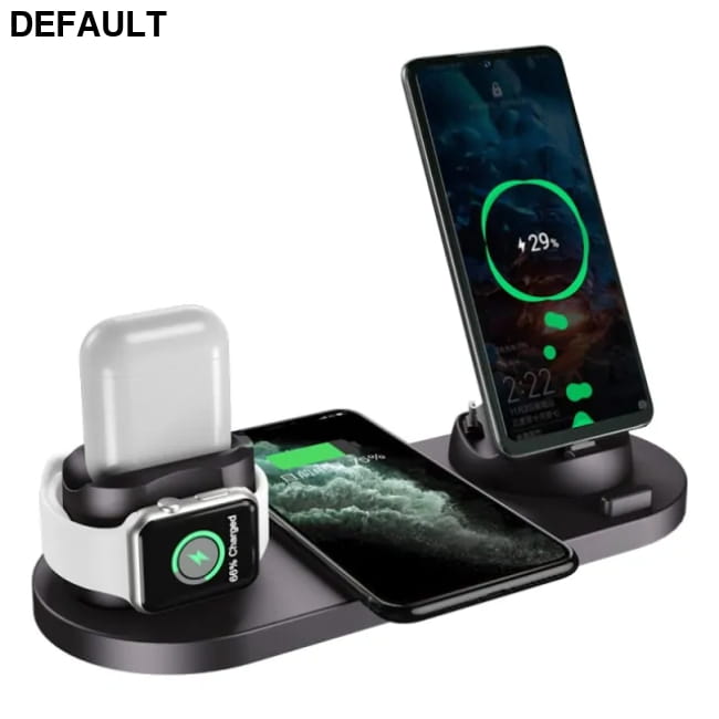 Wireless Charger 6 in 1 10w Qi Fast Stand Car Accessories Electronics