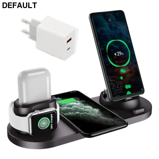 Wireless Charger 6 in 1 10w Qi Fast Stand Car Accessories Electronics