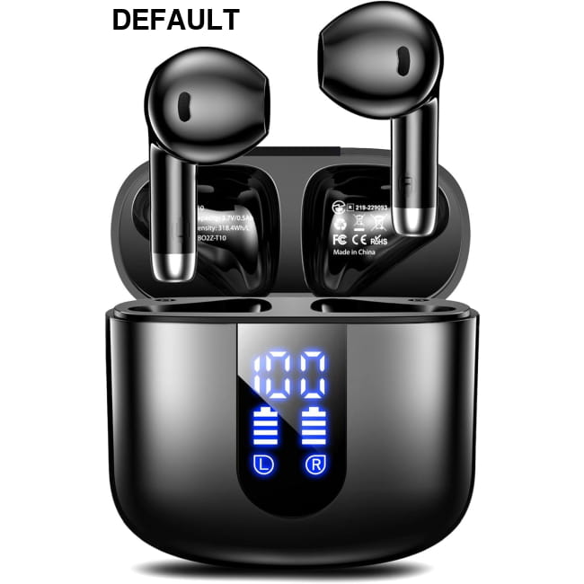 Wireless Earbuds Bluetooth Headphones with Deep Bass Black Mini Earphones Best Selling Products