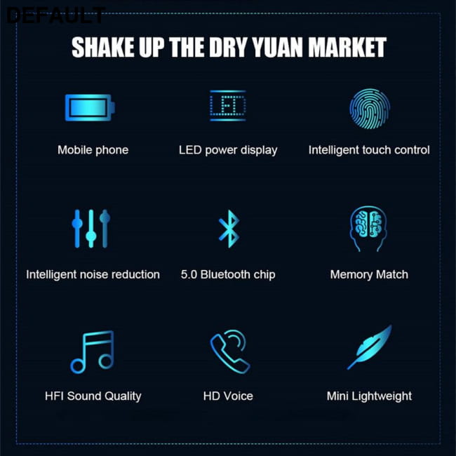 Wireless Earphone Bluetooth V5.0 F9 TWS Mini Earphones In-Ear Headphones