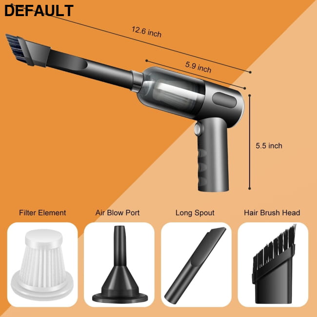 Wireless Handheld Car Vacuum Cleaner High Power black Accessories Best Selling Products Vacuums