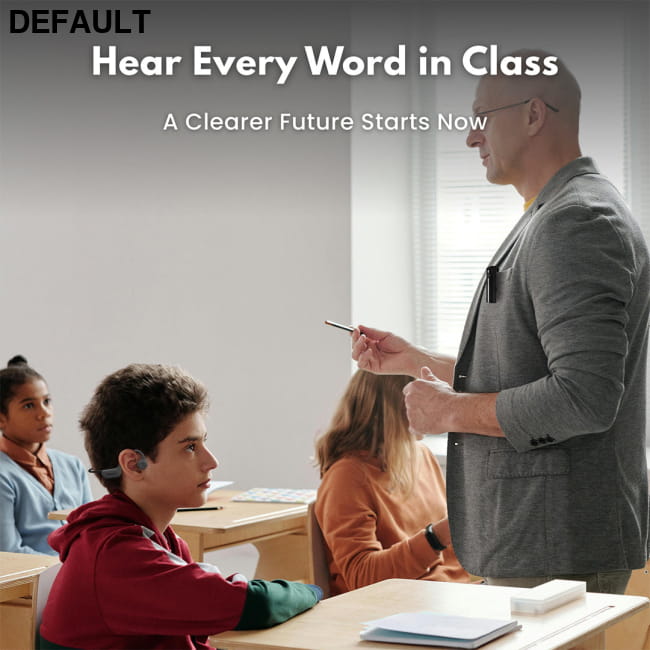 Wireless Hearing Enhancement With Bone Conduction Headset Headphones