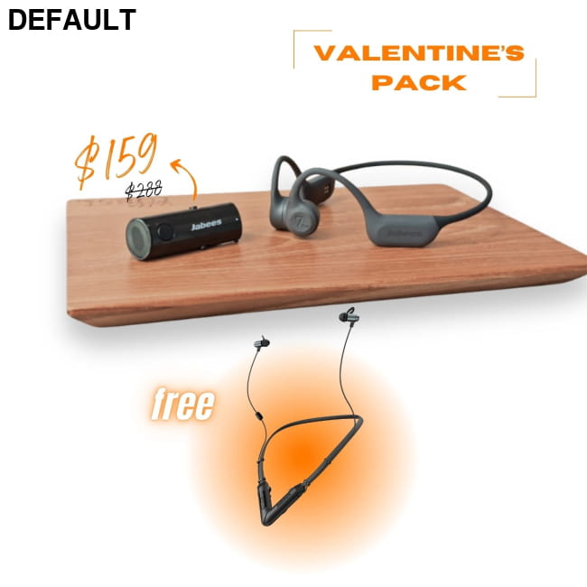 Wireless Hearing Enhancement With Bone Conduction Valentine’s Pack Headset Headphones