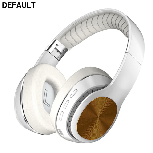 Wireless HiFi Headphones With Mic Foldable Over Ear White / China Electronics