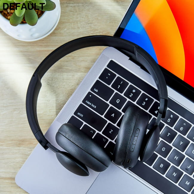 Wireless On-Ear Bluetooth Headphones with Mic and 24-Hour Electronics