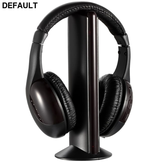 wireless RF headphones with mic Black / One size Headsets