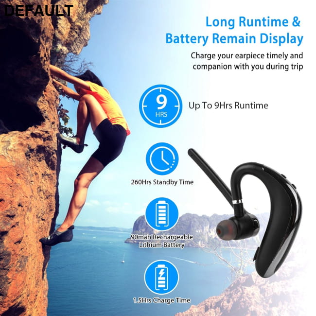 wireless v5.0 driving earbudss Black / US Mini Bluetooth Earphones Headphones & Headsets