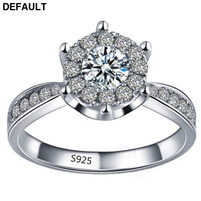 Wish fashion engagement ring exquisite eight heart Wedding Rings Sterling Silver